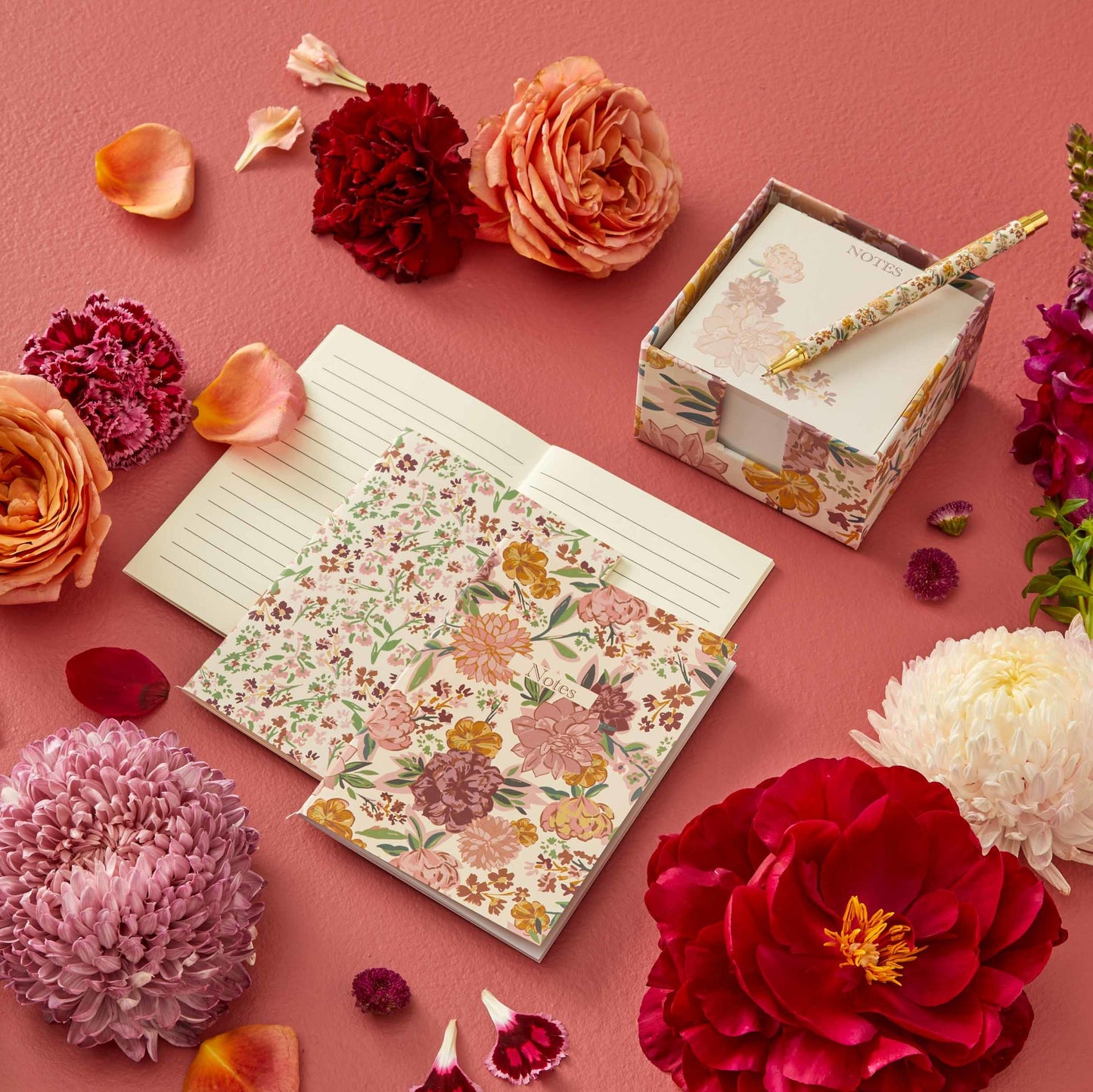 Dahlia Metal Pen in Gift Box