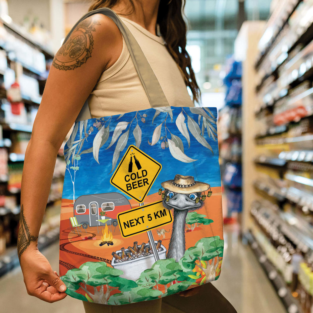 Reusable Shopping Bag - Cold Beer