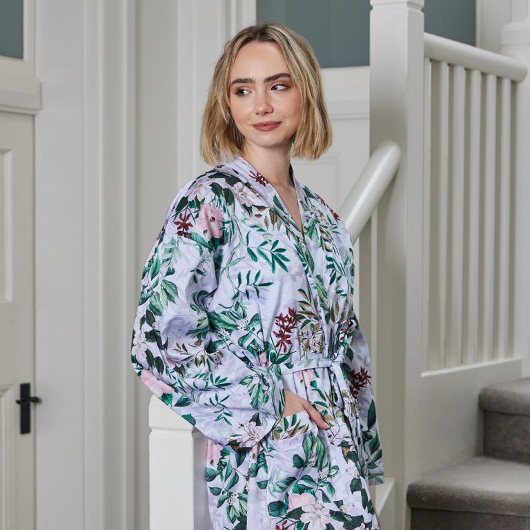 Tranquil Garden Long Robe