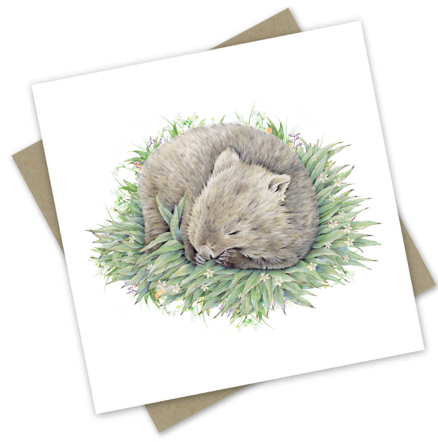 Card - Australian Collection: Wombat’s Garden