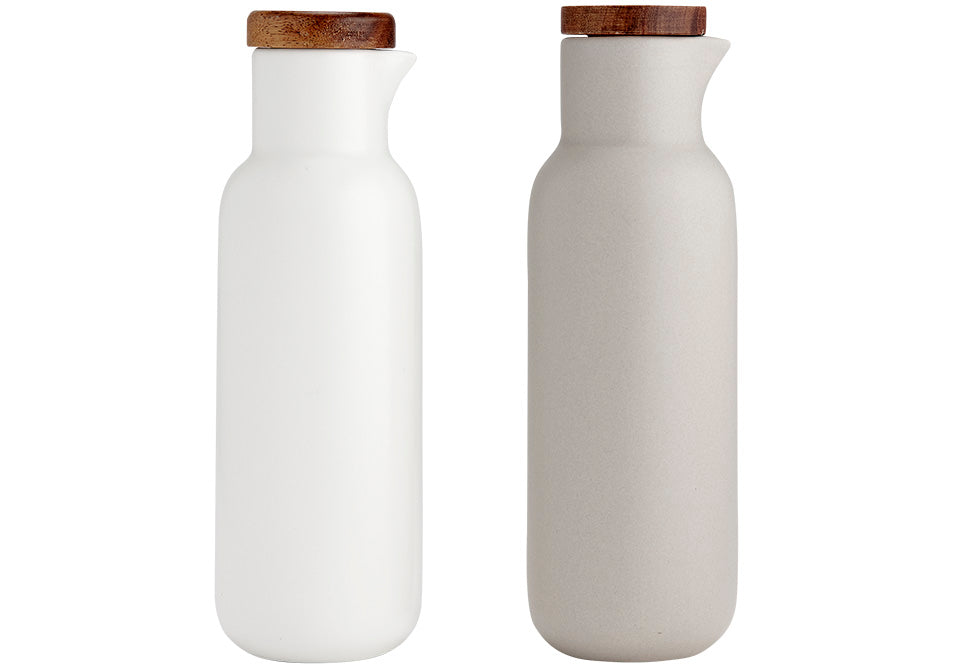 Essentials White & Stone Oil & Vinegar Set