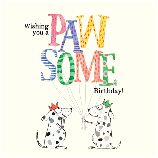 Twigseeds Card - Wishing you a Pawsome Birthday!