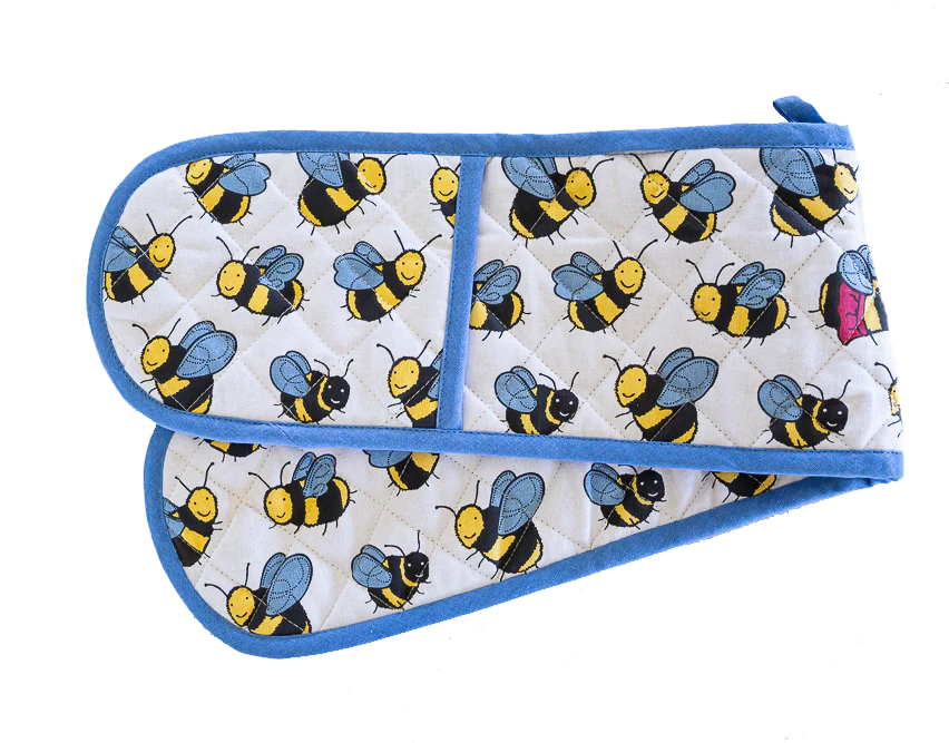 Double Oven Glove - Bees