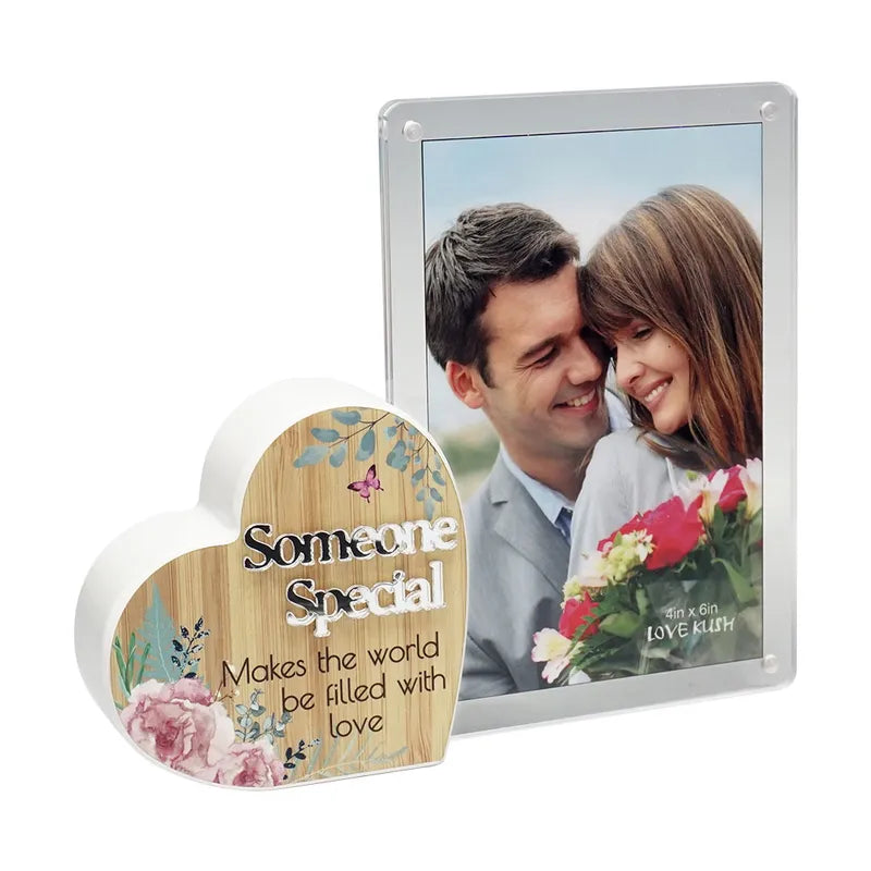 Bonding of Hearts 4 x 6” Photo Frame - Someone Special