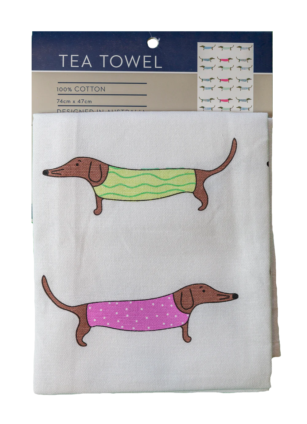 Tea Towel - Sausage Dogs