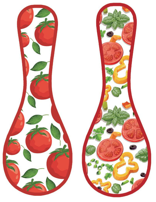 Spoon Rest - Tomatoes (2 Assorted Designs)