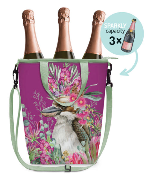 Champagne Cooler Bag - Blush Kookaburra
