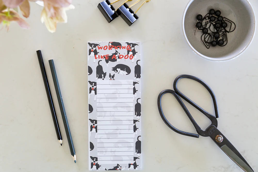 Shopping List - Working Like A Dog