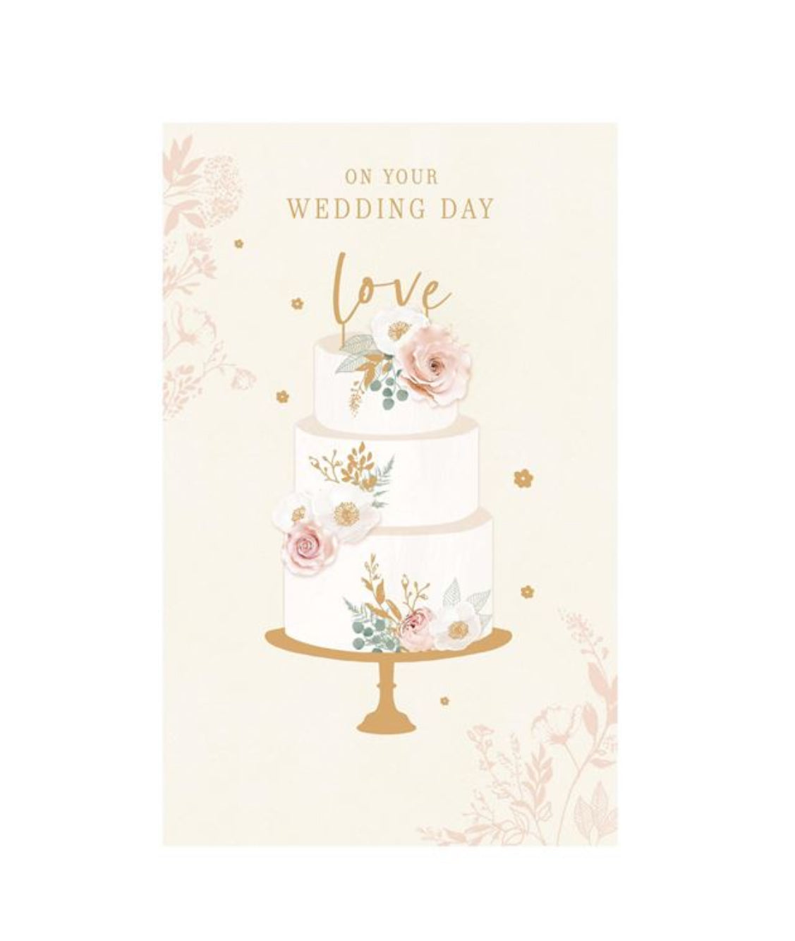Card - On Your Wedding Day (Cake)