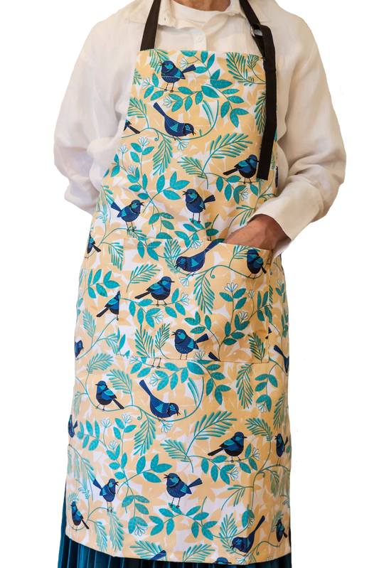 Apron - Blue Wren