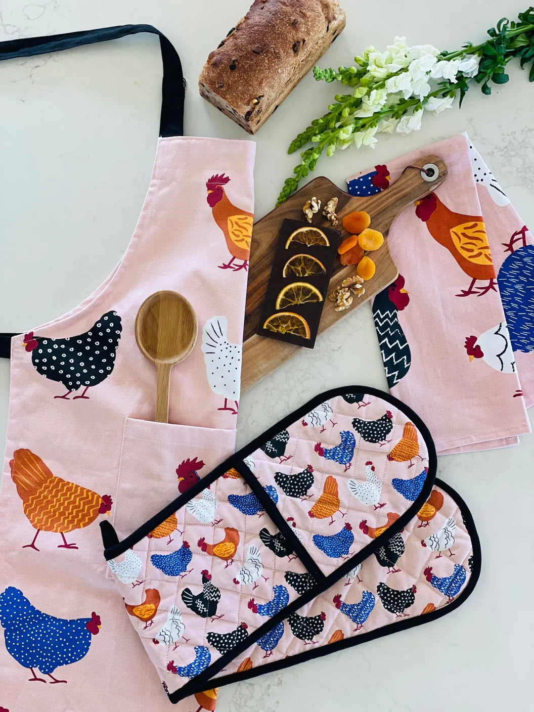 Apron - Bright Hens