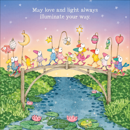 Twigseeds Card - May Love And Light Always Illuminate Your Way