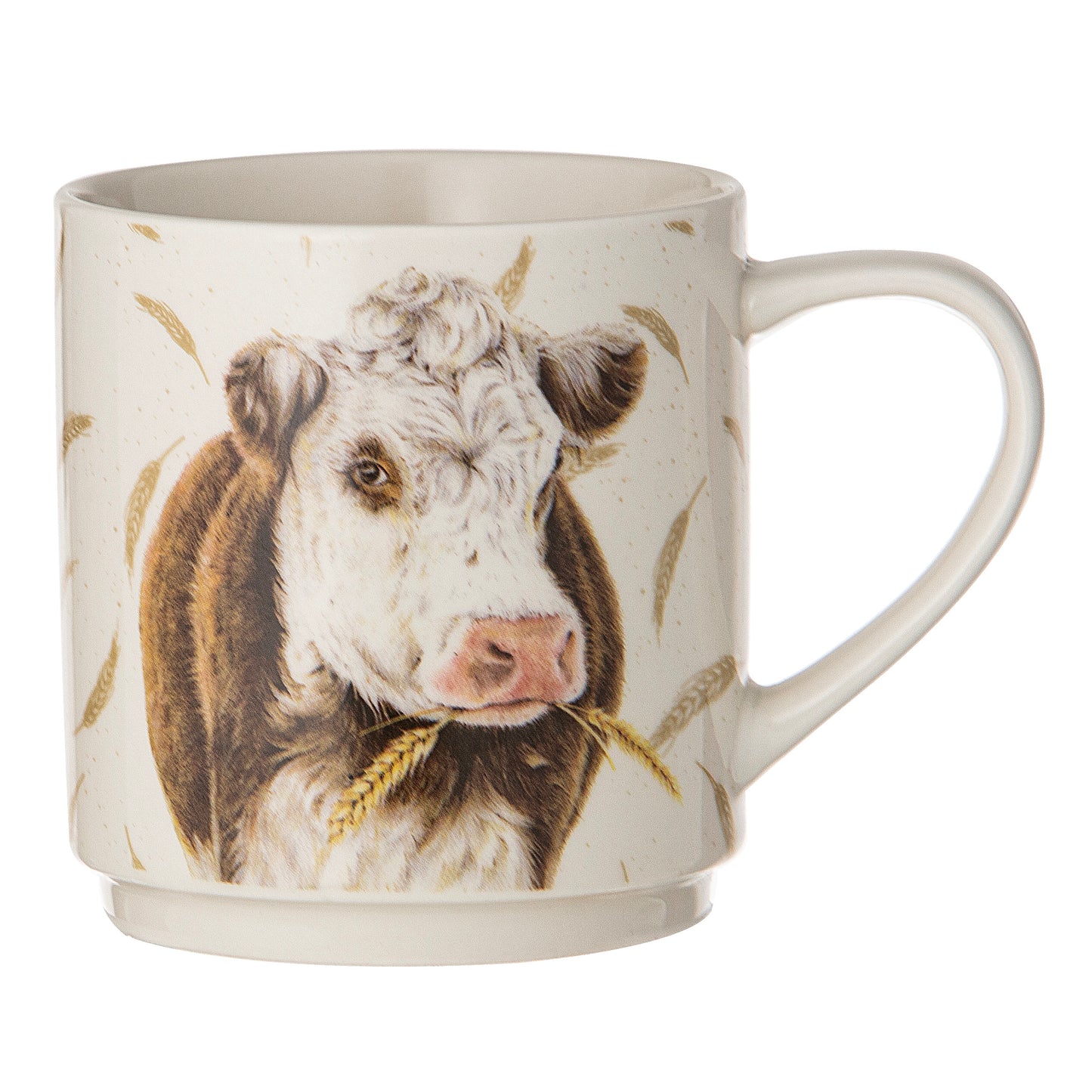 Farmyard Faces - Stackable Mugs 4PK (Pig, Sheep, Cow & Kelpie)