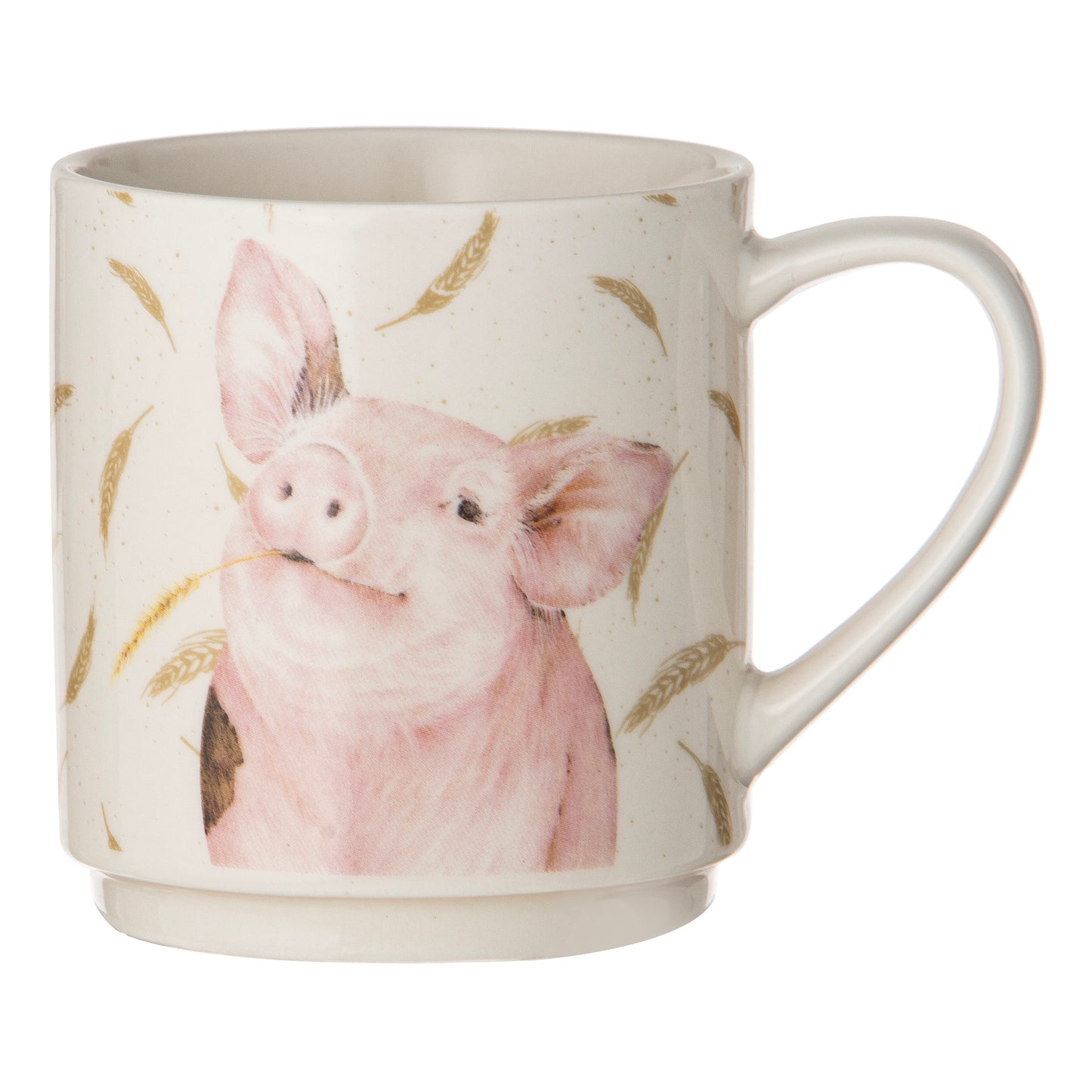 Farmyard Faces - Stackable Mugs 4PK (Pig, Sheep, Cow & Kelpie)