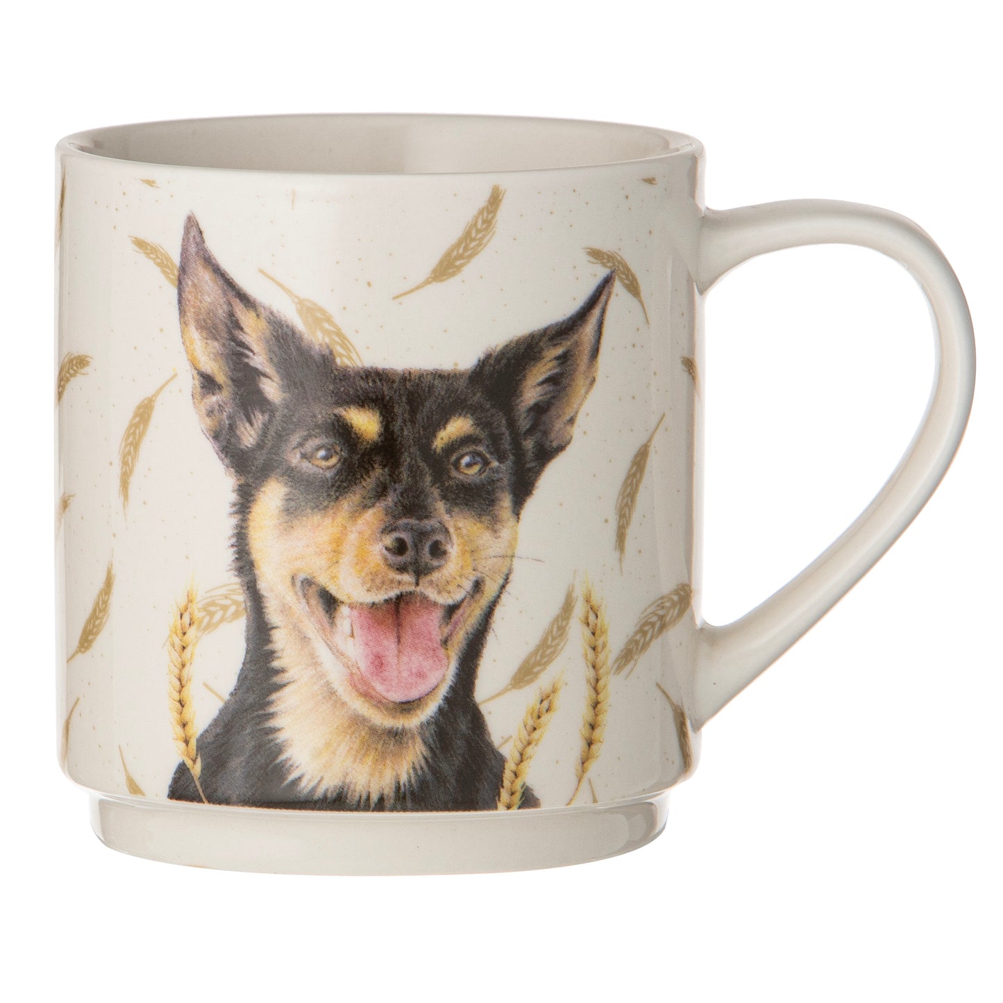 Farmyard Faces - Stackable Mugs 4PK (Pig, Sheep, Cow & Kelpie)