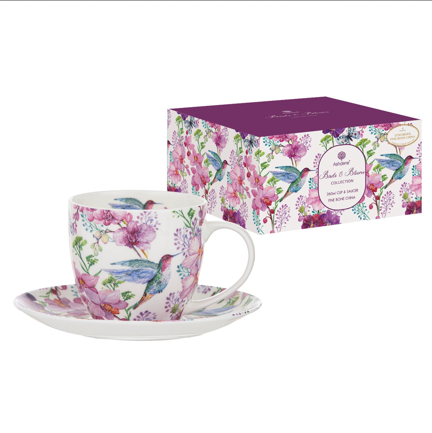 Birds & Blooms - Cup & Saucer