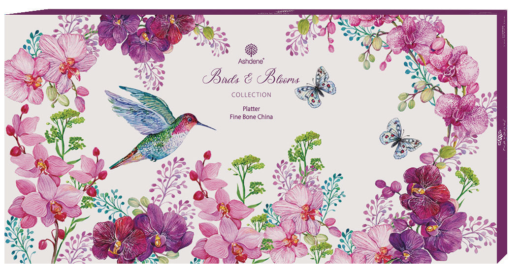 Birds & Blooms - Rectangle Platter