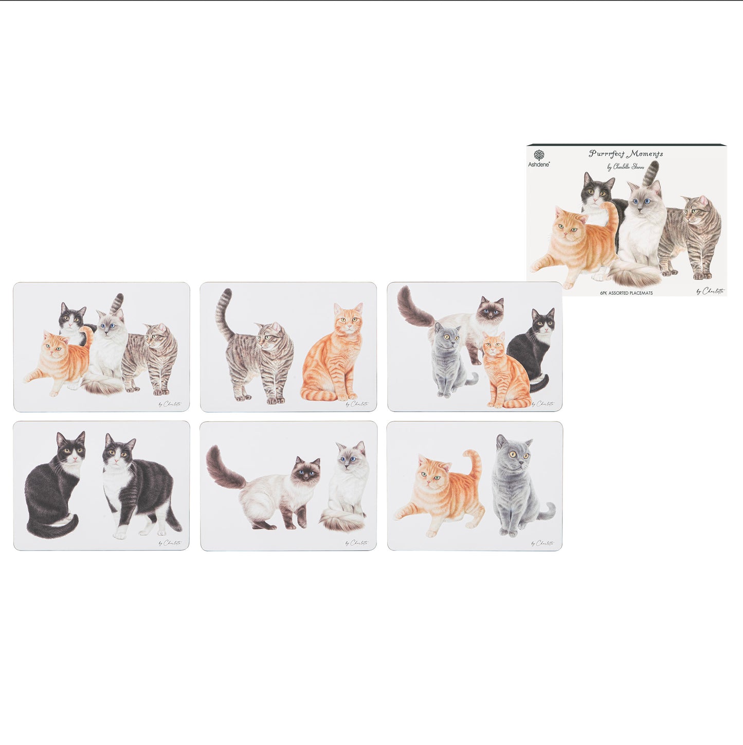Purrrfect Moments - Placemat 6PK