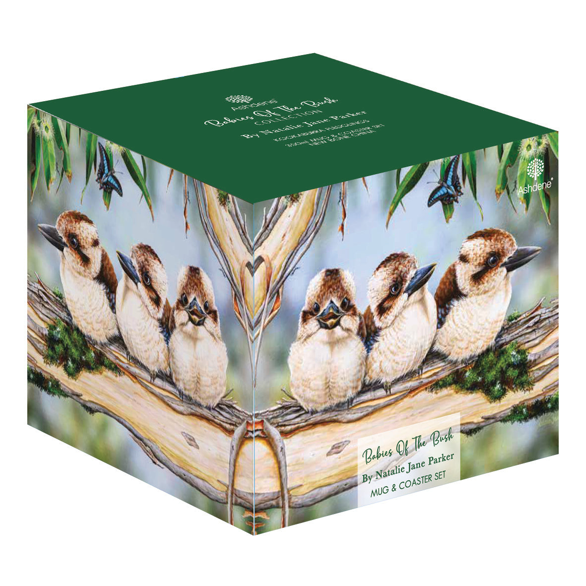 Babies Of The Bush - Kookaburra Mug & Coaster Set