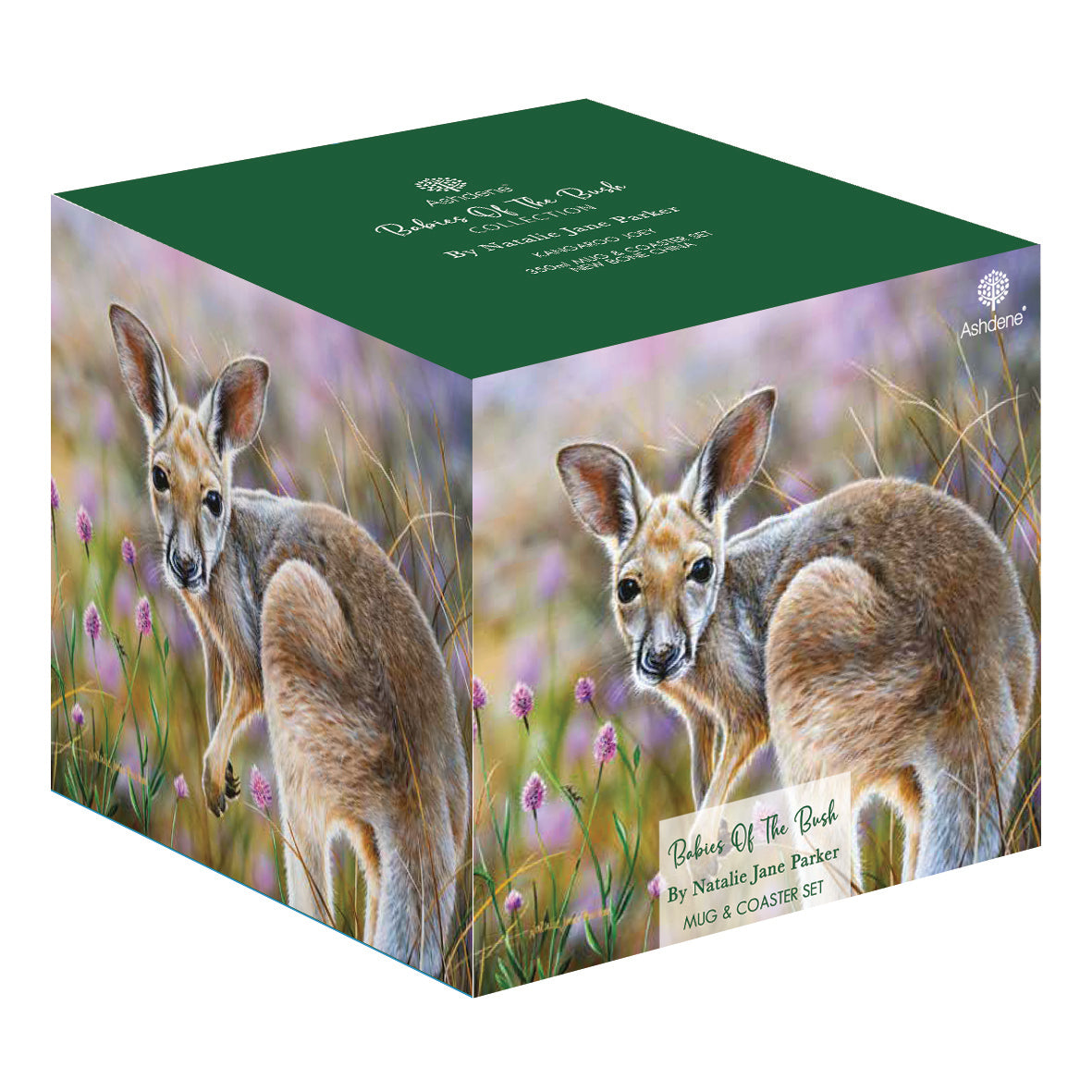 Babies Of The Bush - Kangaroo Joey Mug & Coaster Set