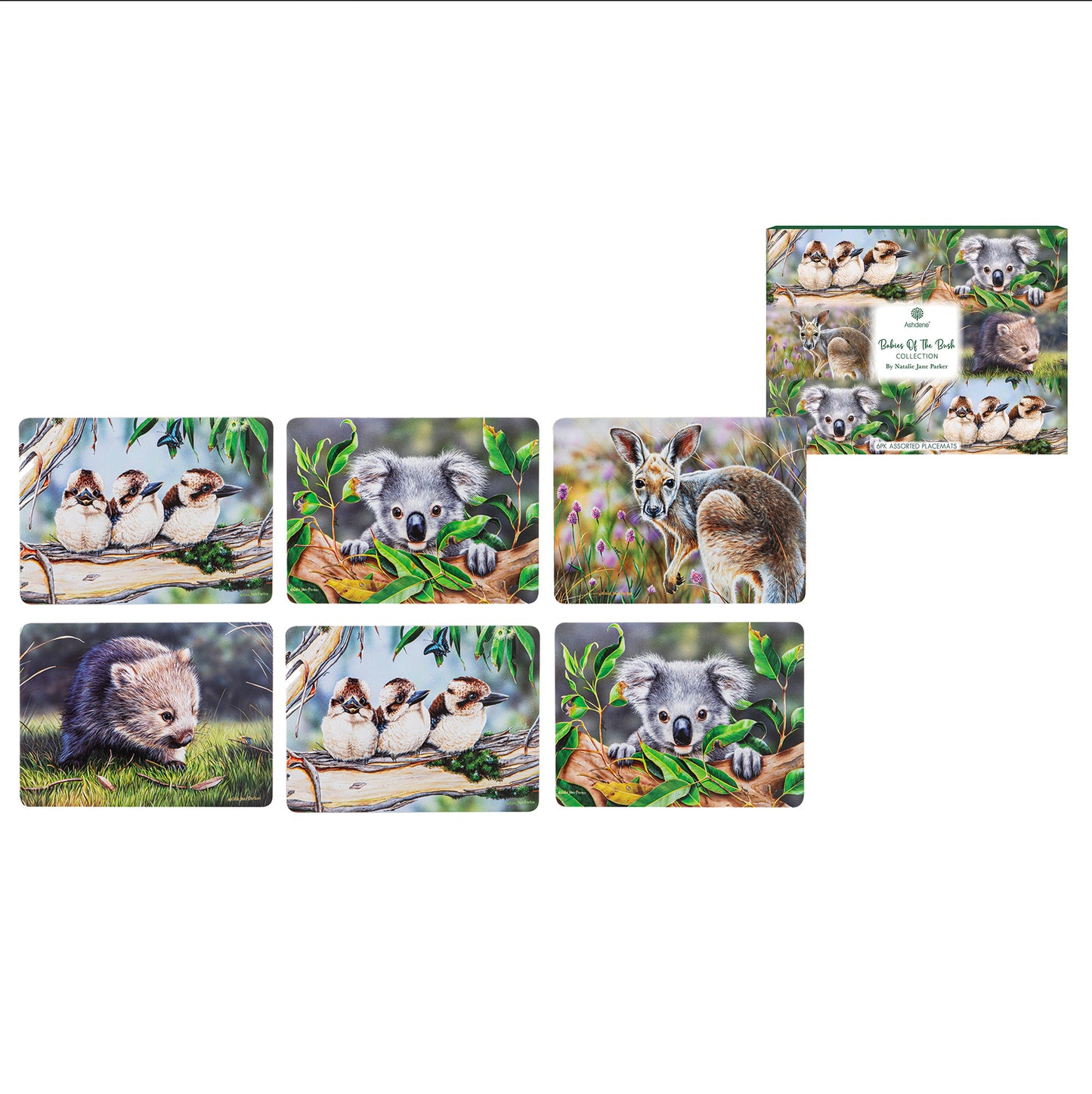 Babies Of The Bush - Placemat 6PK