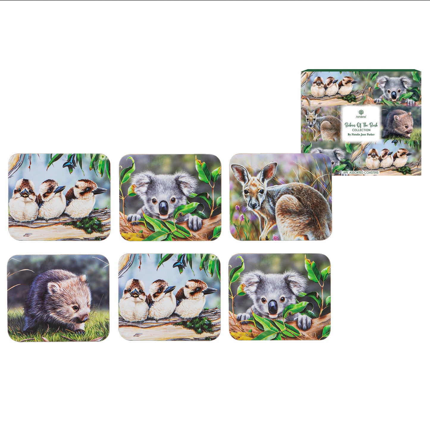Babies Of The Bush - Coaster 6PK