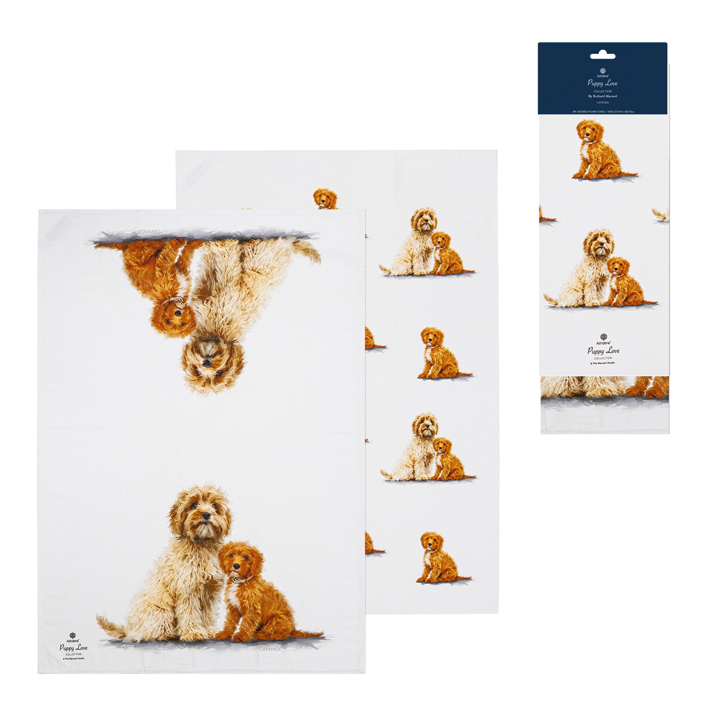 Puppy Love - Cavoodle Kitchen Towel (2PK)