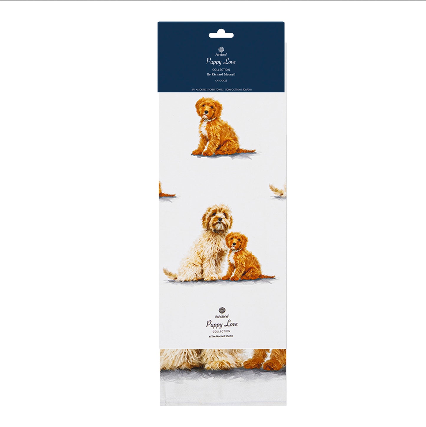 Puppy Love - Cavoodle Kitchen Towel (2PK)