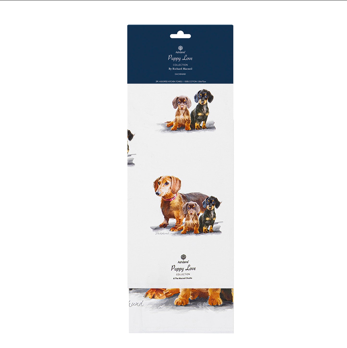 Puppy Love - Dachshund Kitchen Towel (2PK)