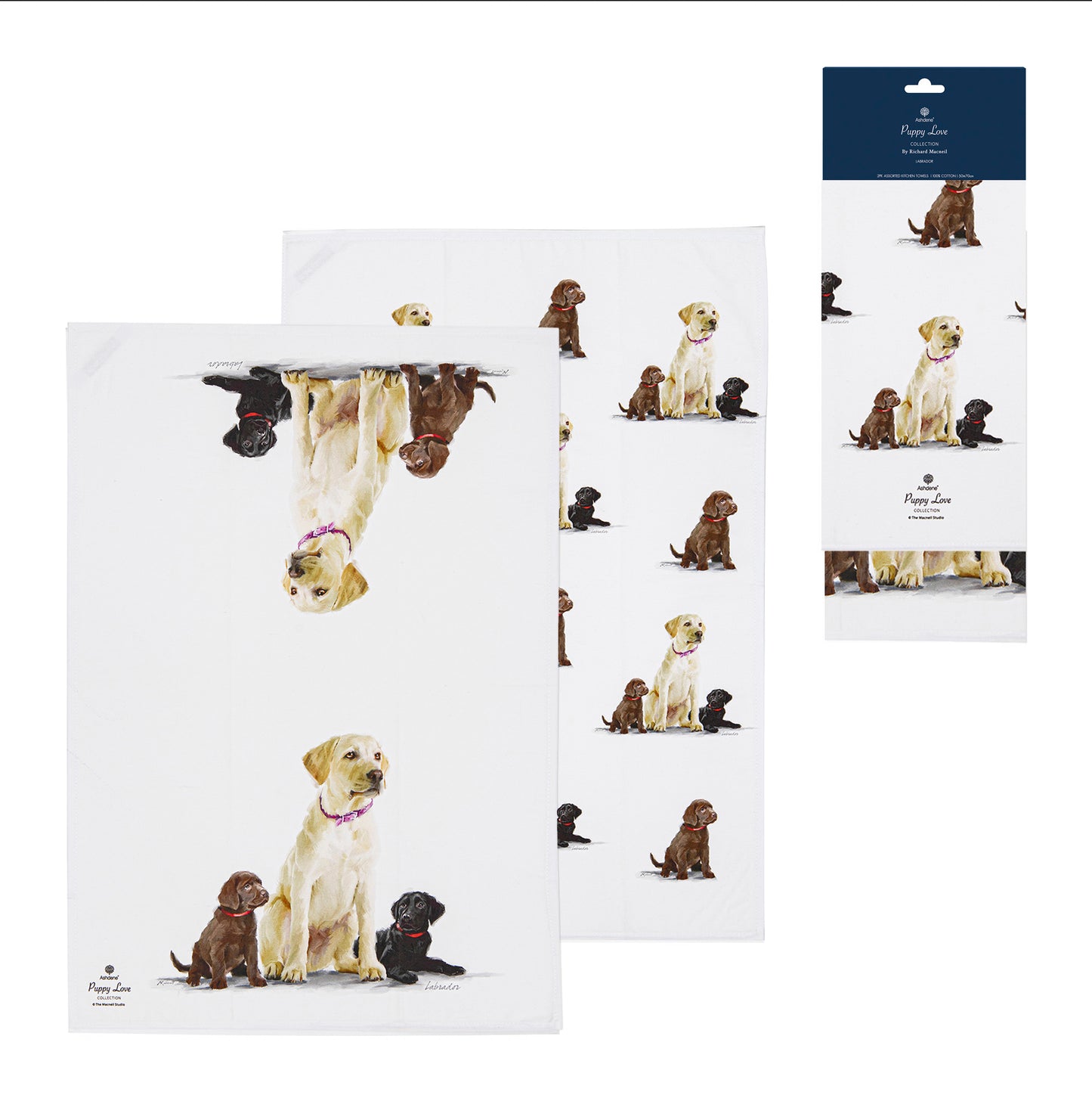 Puppy Love - Labrador Kitchen Towel (2PK)