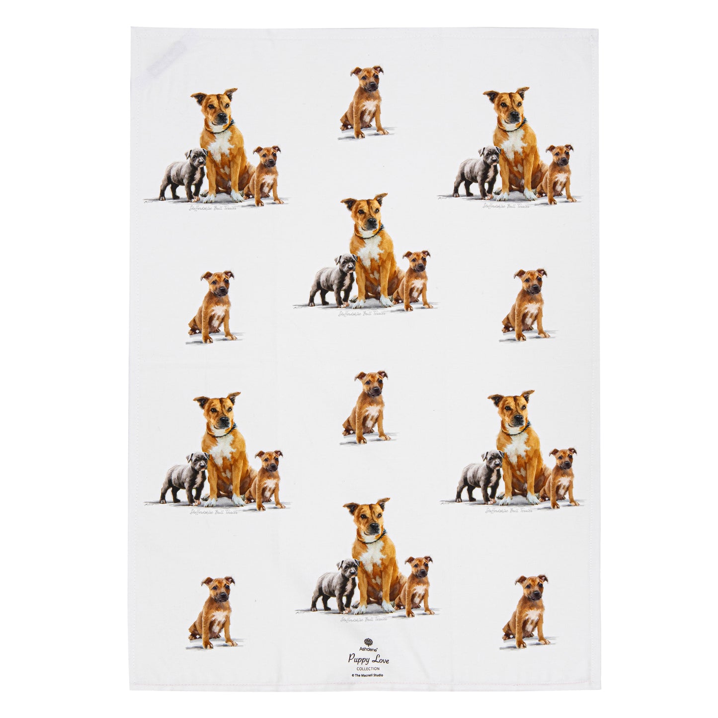 Puppy Love - Staffy Kitchen Towel (2PK)