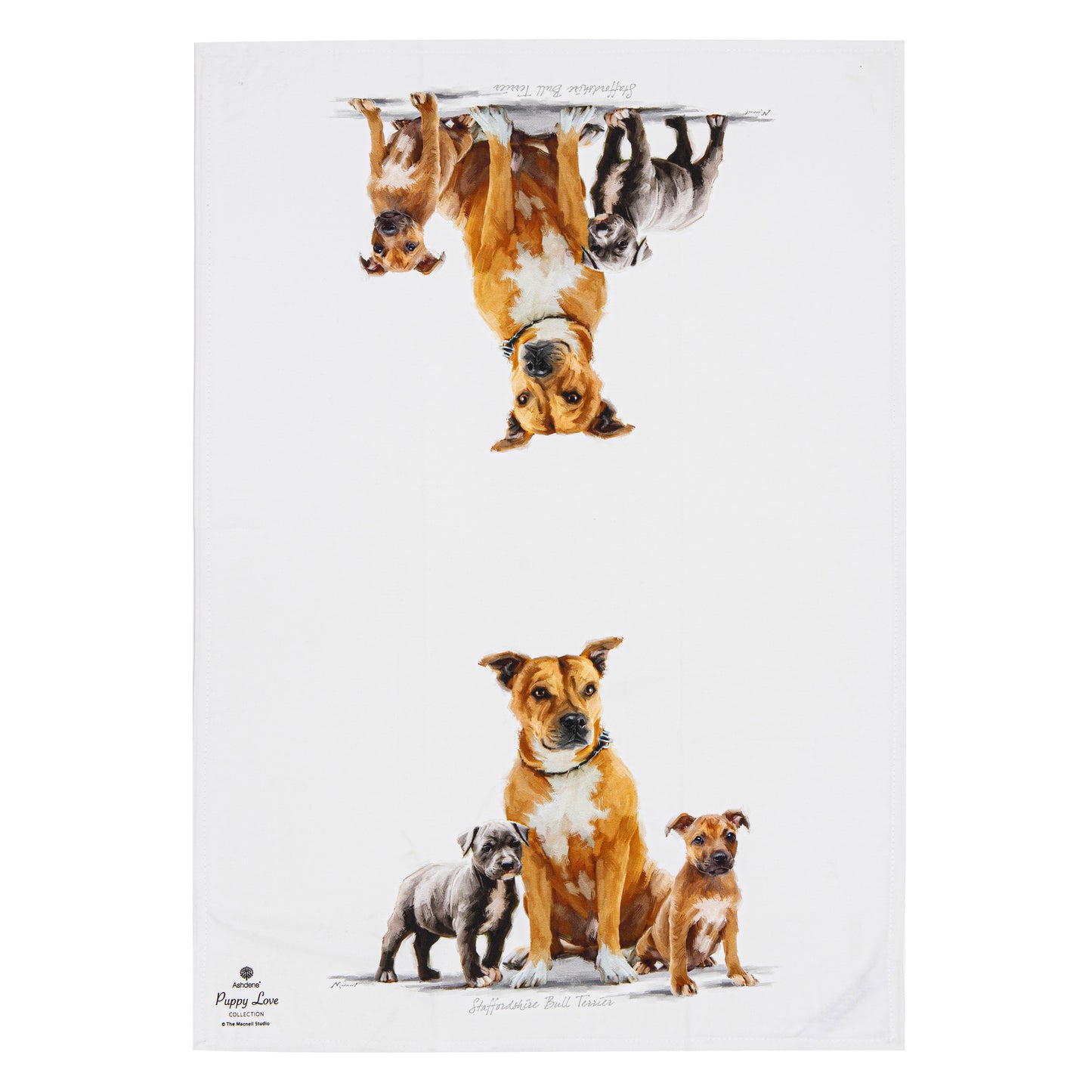 Puppy Love - Staffy Kitchen Towel (2PK)