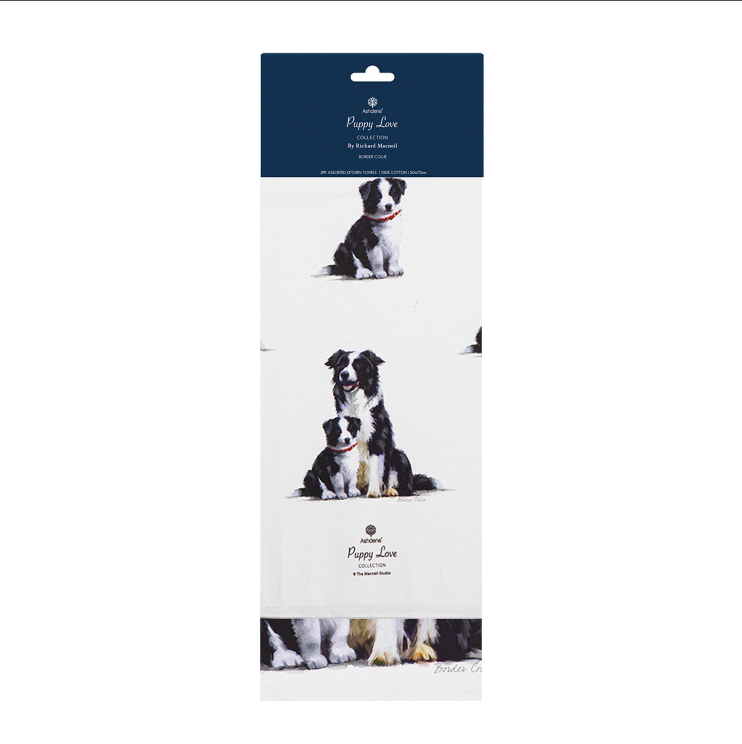 Puppy Love - Border Collie Kitchen Towel (2PK)