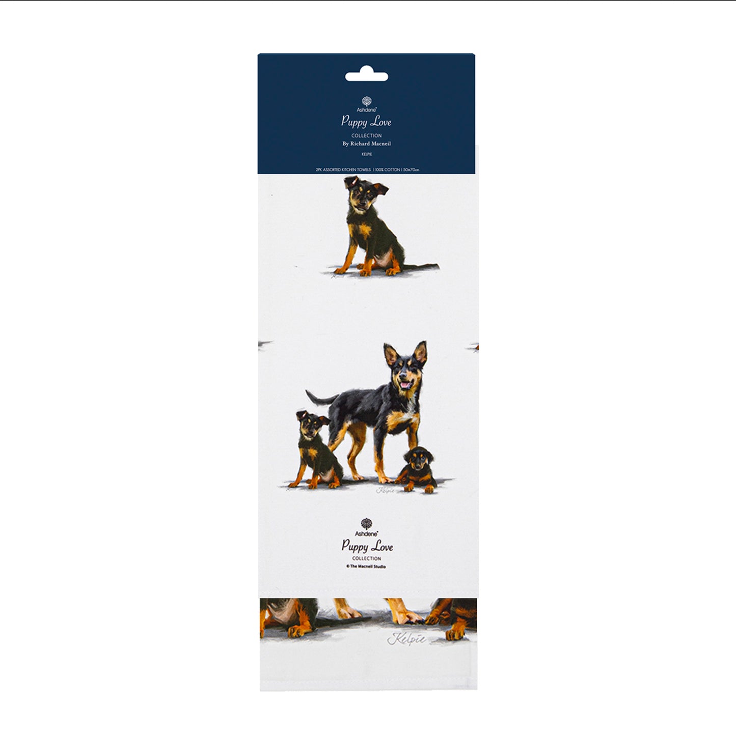 Puppy Love - Kelpie Kitchen Towel (2PK)