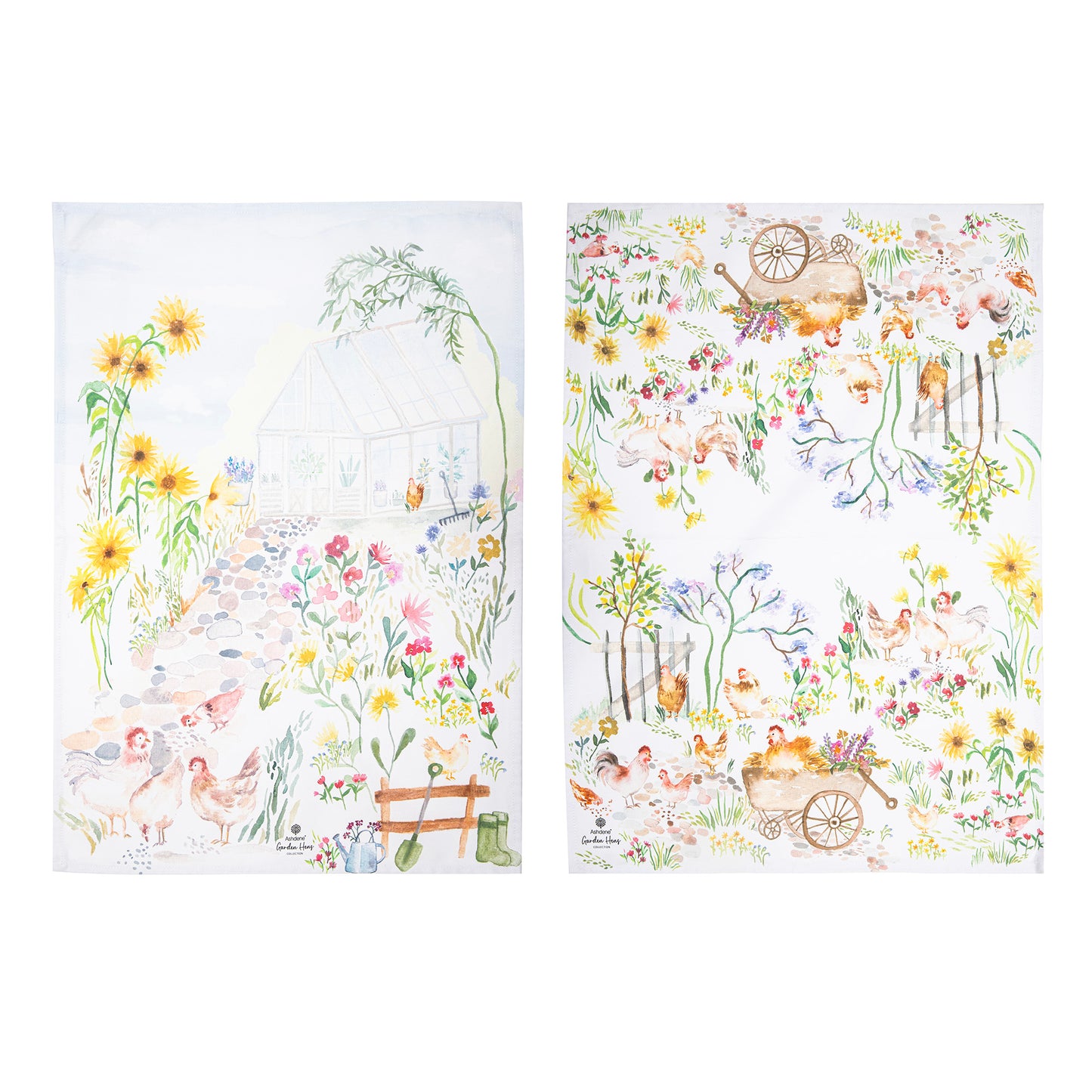 Garden Hens - Kitchen Towel 2PK