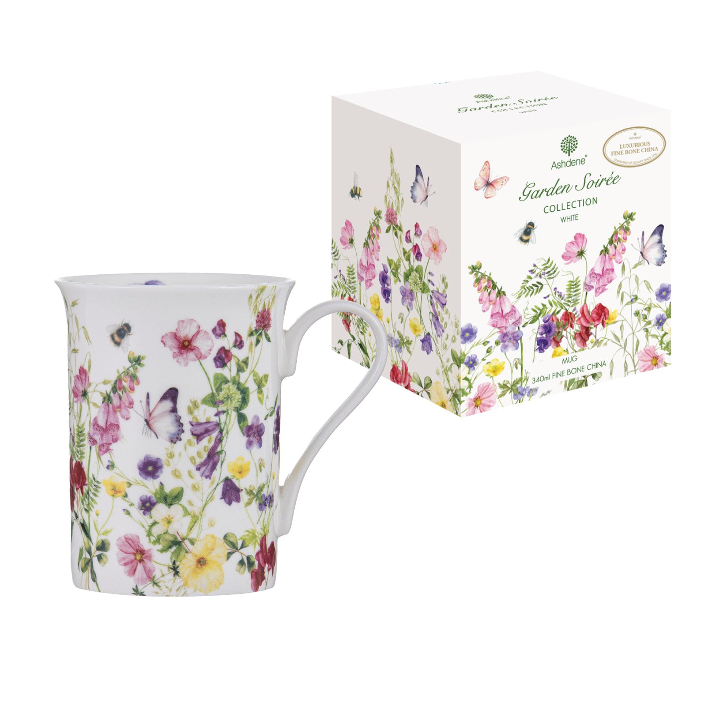 Garden Soirée - White Can Mug