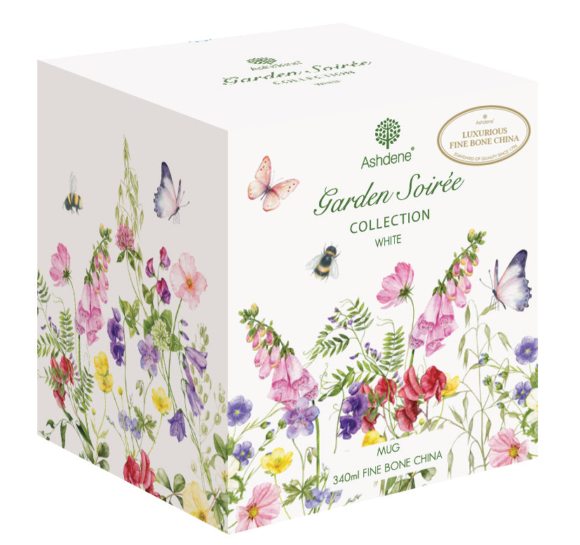 Garden Soirée - White Can Mug