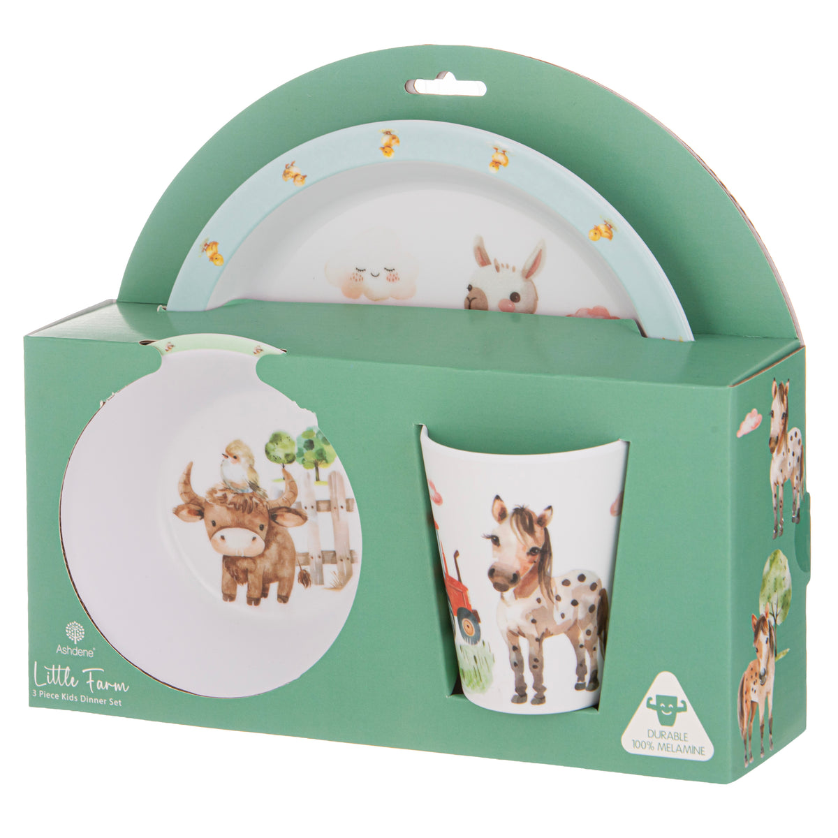 Little Farm - 3 Piece Kids Dinner Set