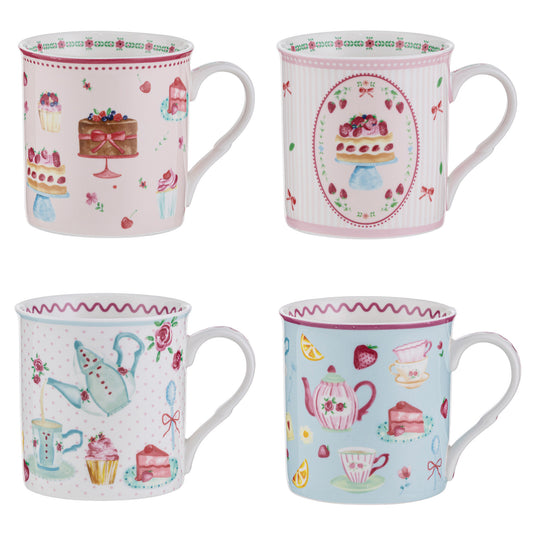 Sweet Moments - Set of 4 Assorted Mugs