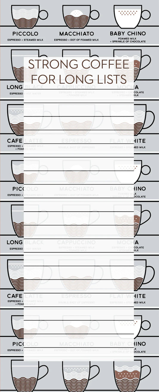 Shopping List - Strong Coffee For Long Lists