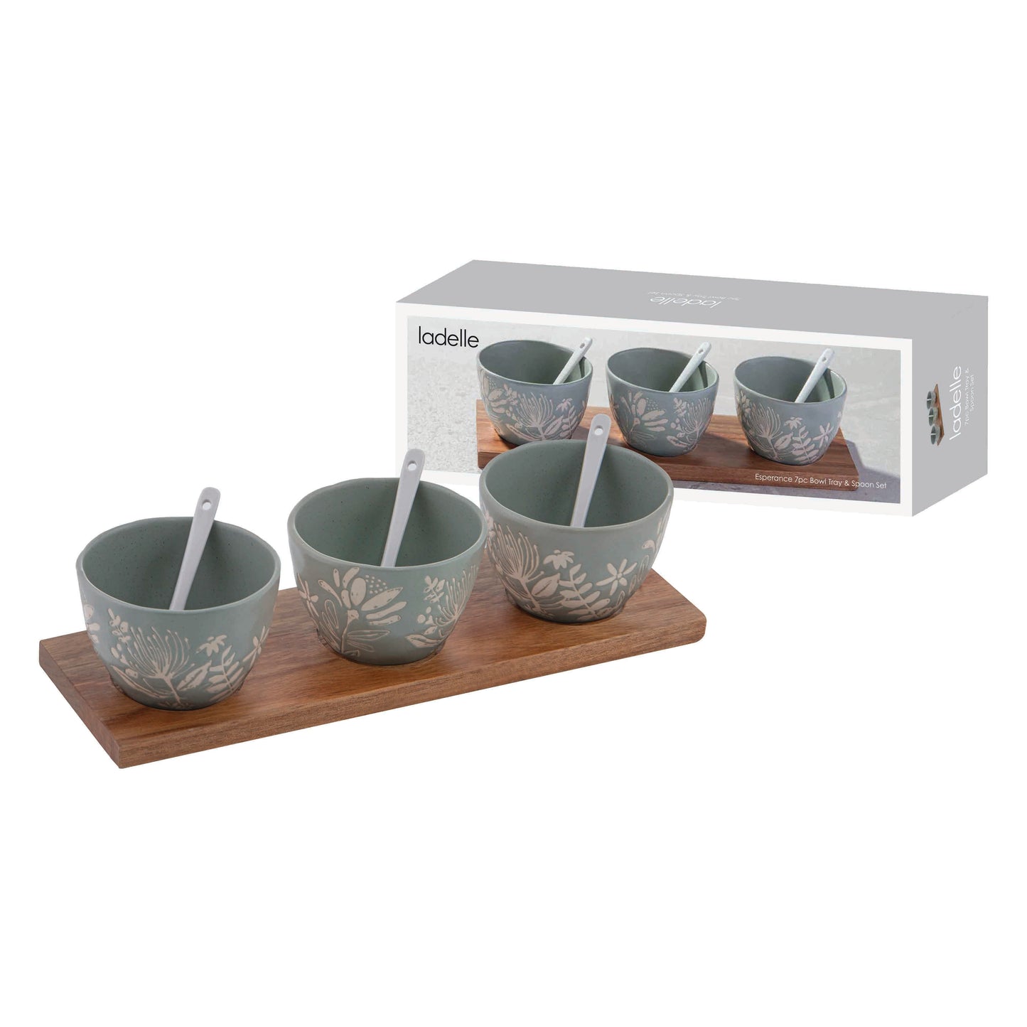 Esperance - 7pc Bowl, Spoon & Tray Set