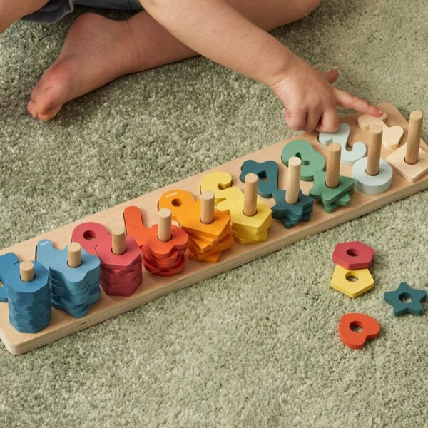 Wooden Counting Stacker