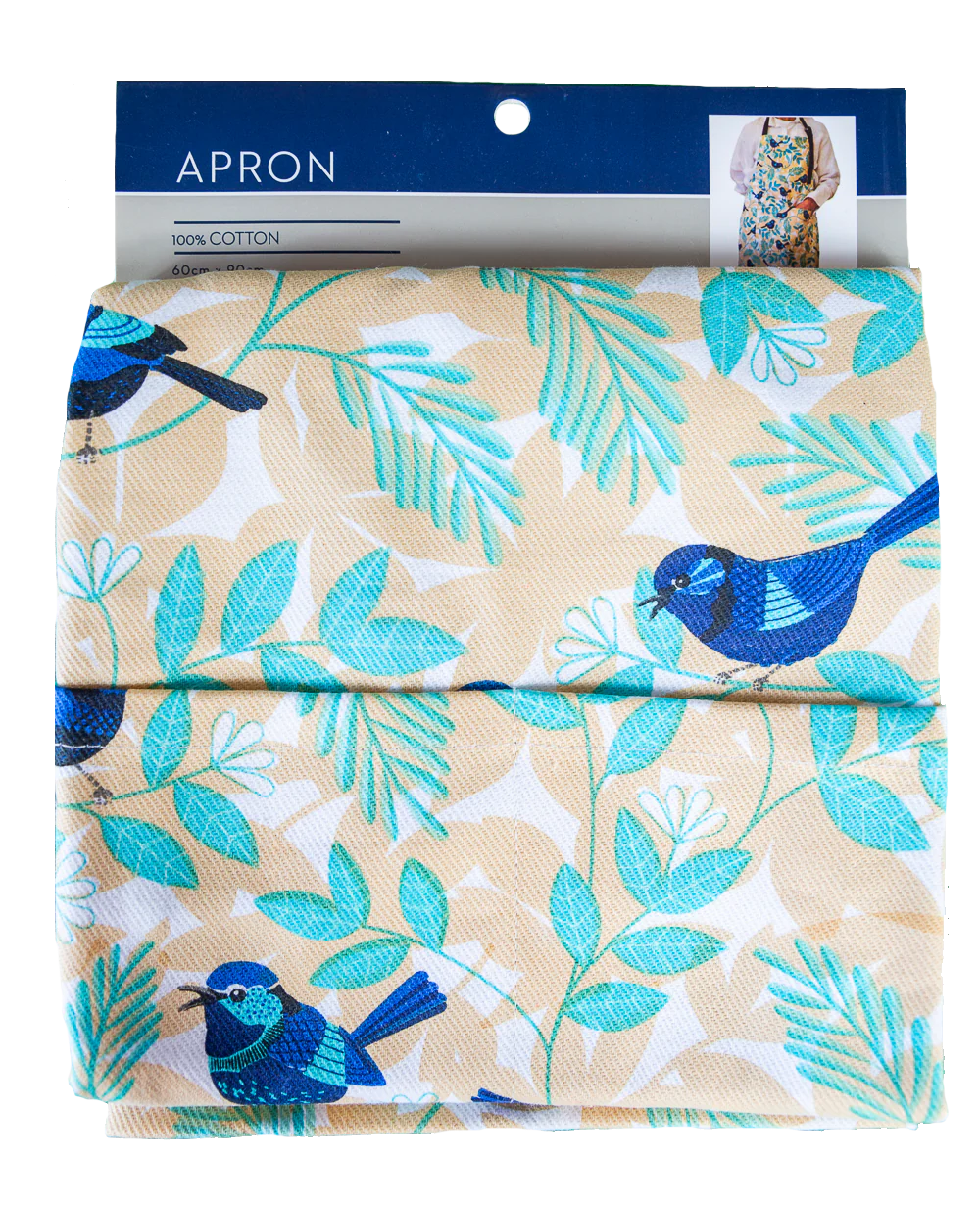 Apron - Blue Wren