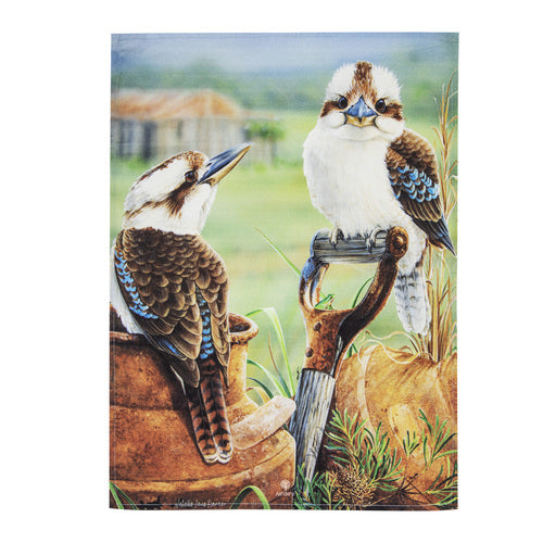 A Country Life - Countrysiders Kitchen Towel (Kookaburras)