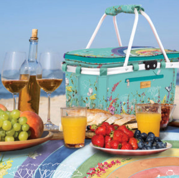 Picnic Basket - Rainbow Wildflowers