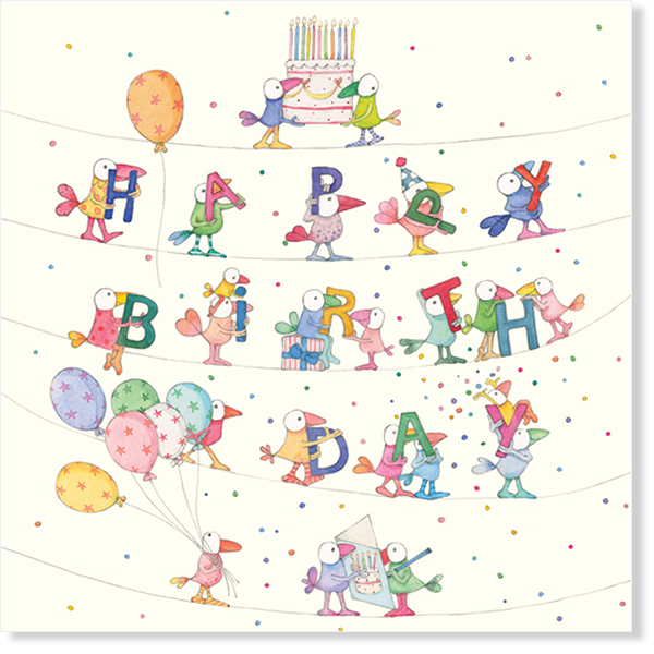 Twigseeds Card - ‘Happy Birthday’ Banner