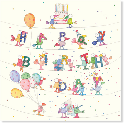 Twigseeds Card - ‘Happy Birthday’ Banner
