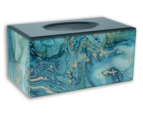 Fortune of Blue Tissue Box Cover
