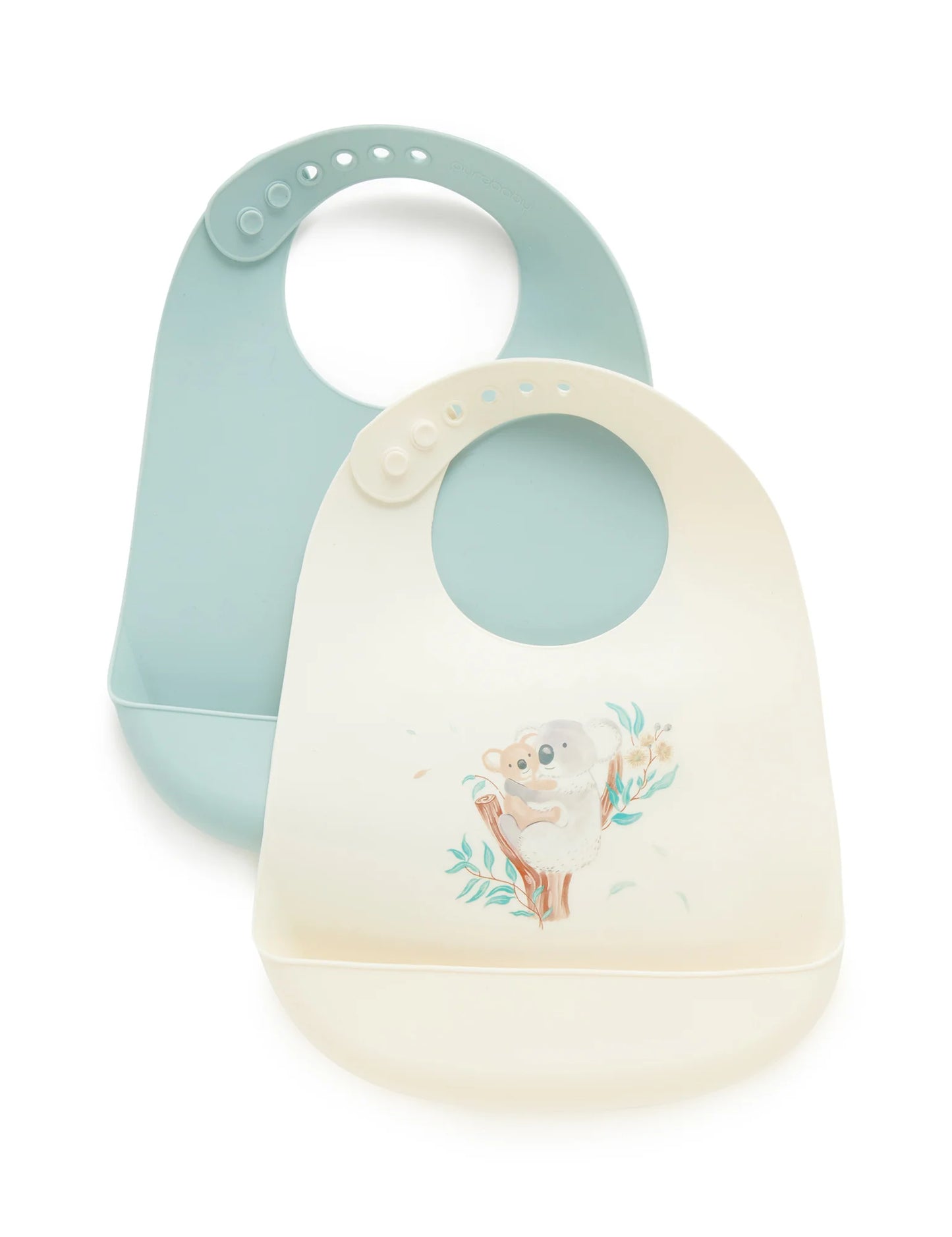Koala Silicone Bib 2PK