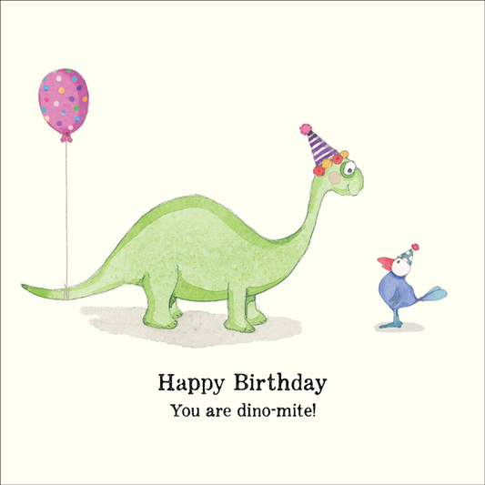Twigseeds Card - Happy Birthday You Are Dino-Mite!